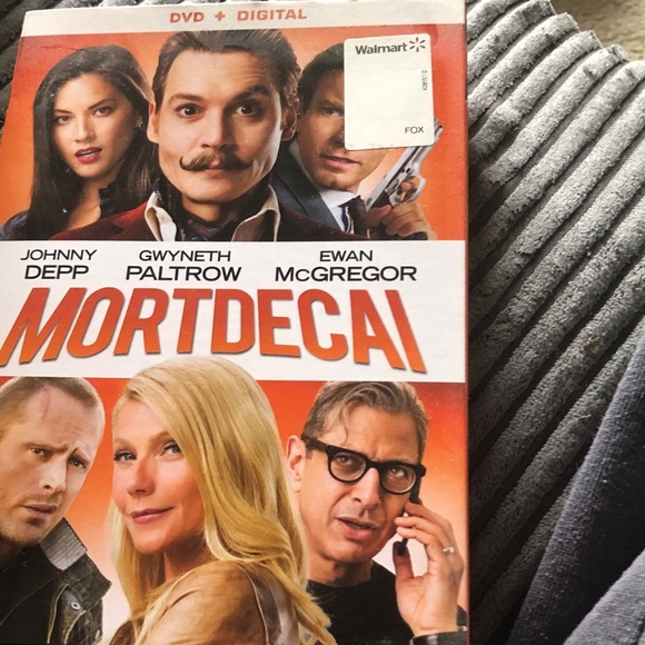 Fox Other - Fox Mortdecai DVD with Digital Copy - Red and Black Cover